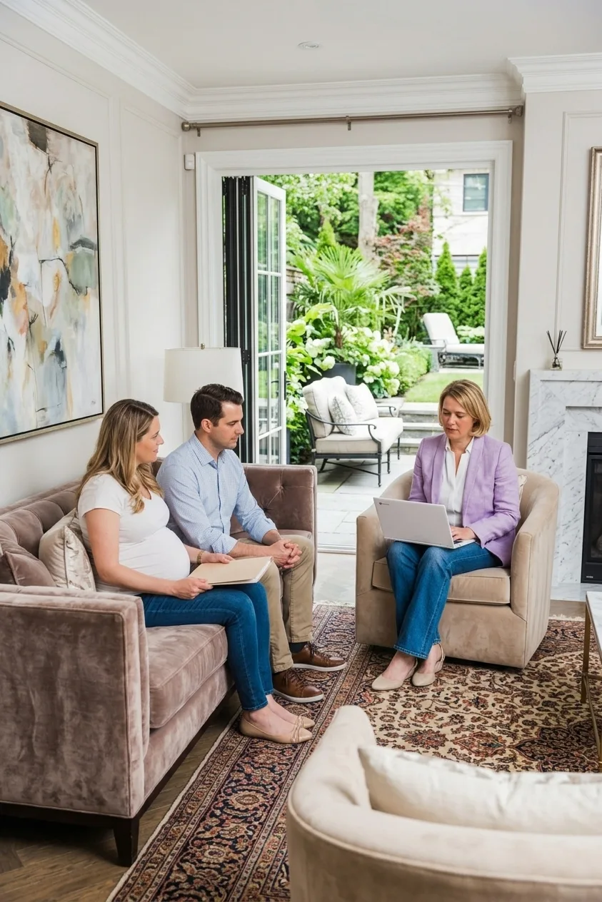 201 Maternity Consultation Gabriela in client's home 2