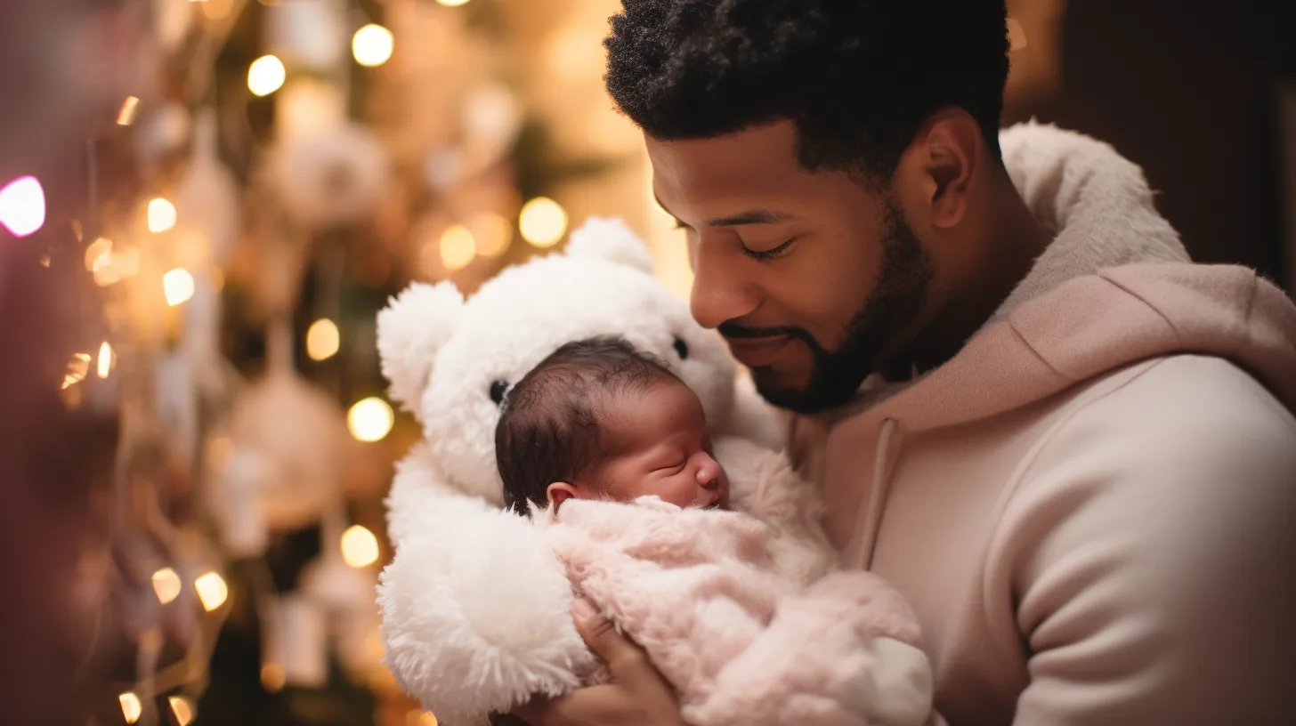 african-american-dad-baby-bonding
