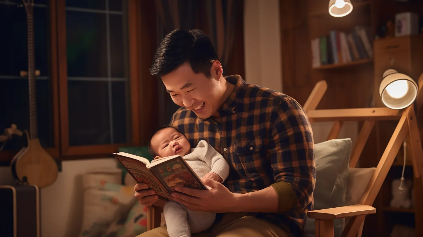 Bonding with baby with singing