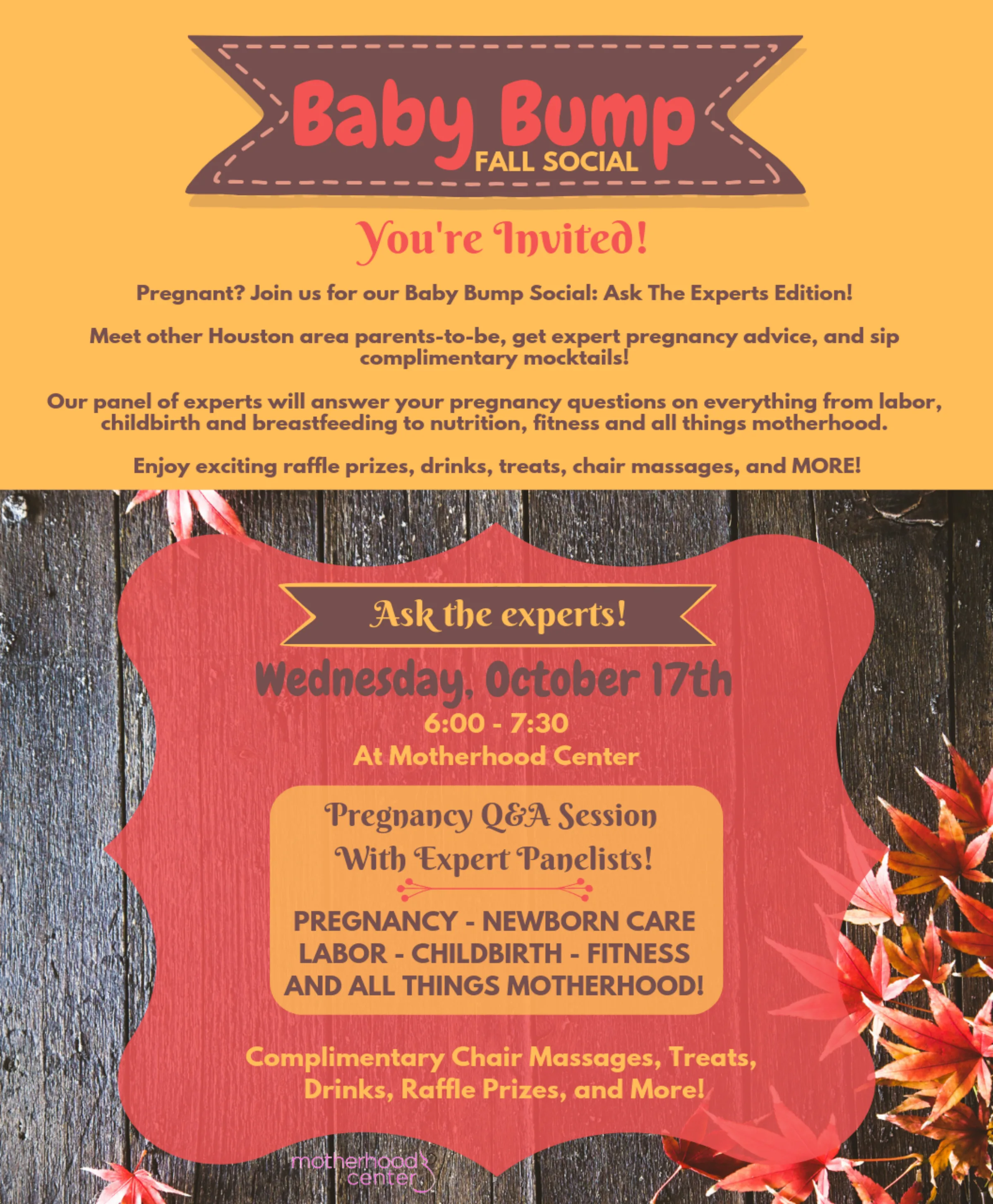 Baby Bump Fall Social 11 x 14 Printout max res