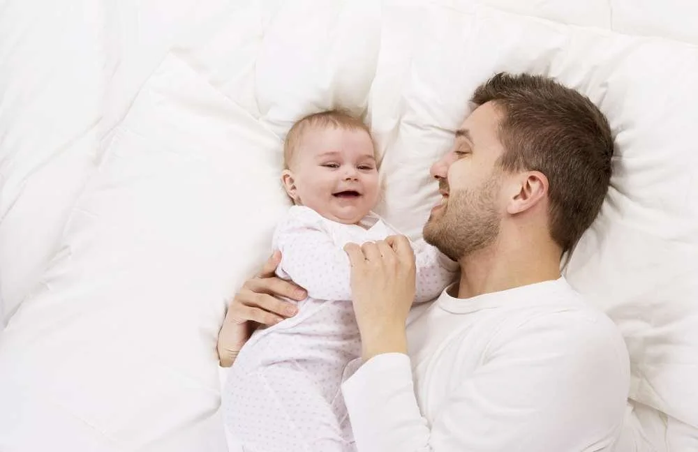 dad and baby