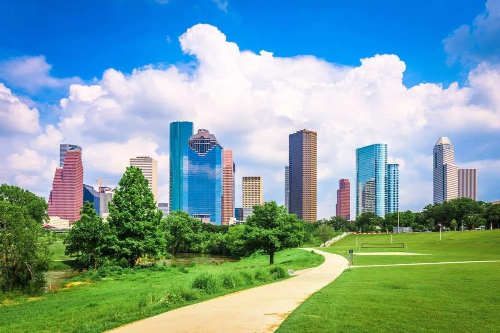 Buffalo Bayou Park, Downtown Houston