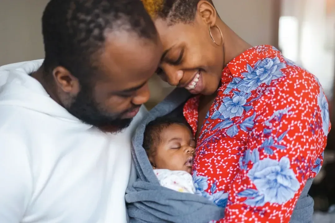 family with newborn