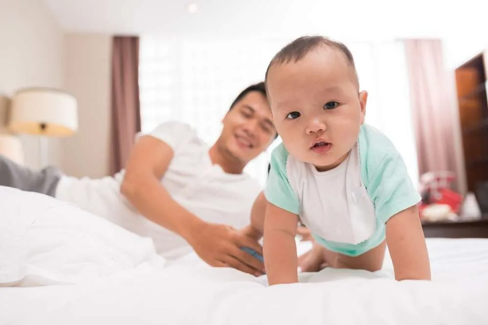 dad Playing with son