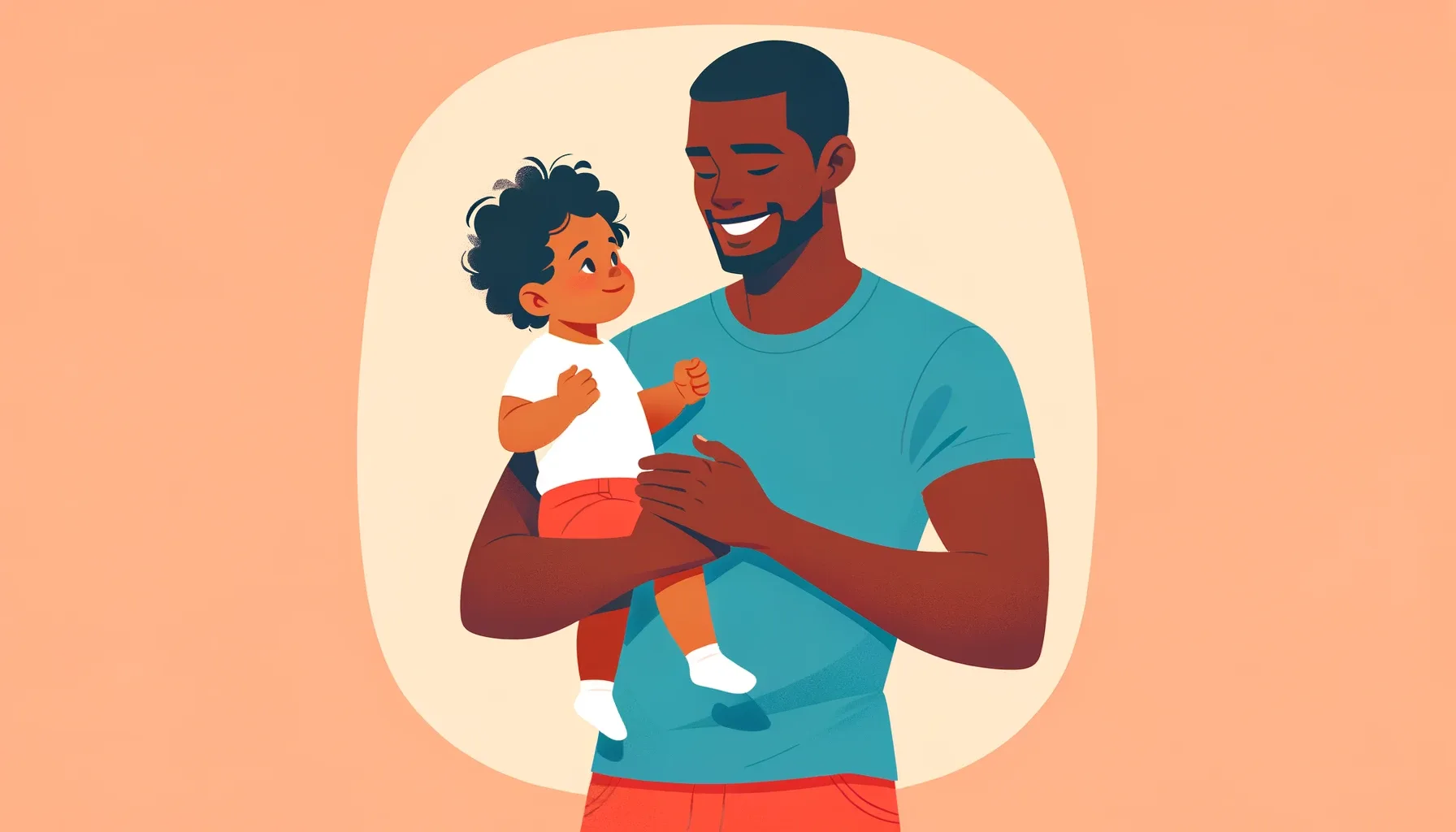 illustration-father-holding-child