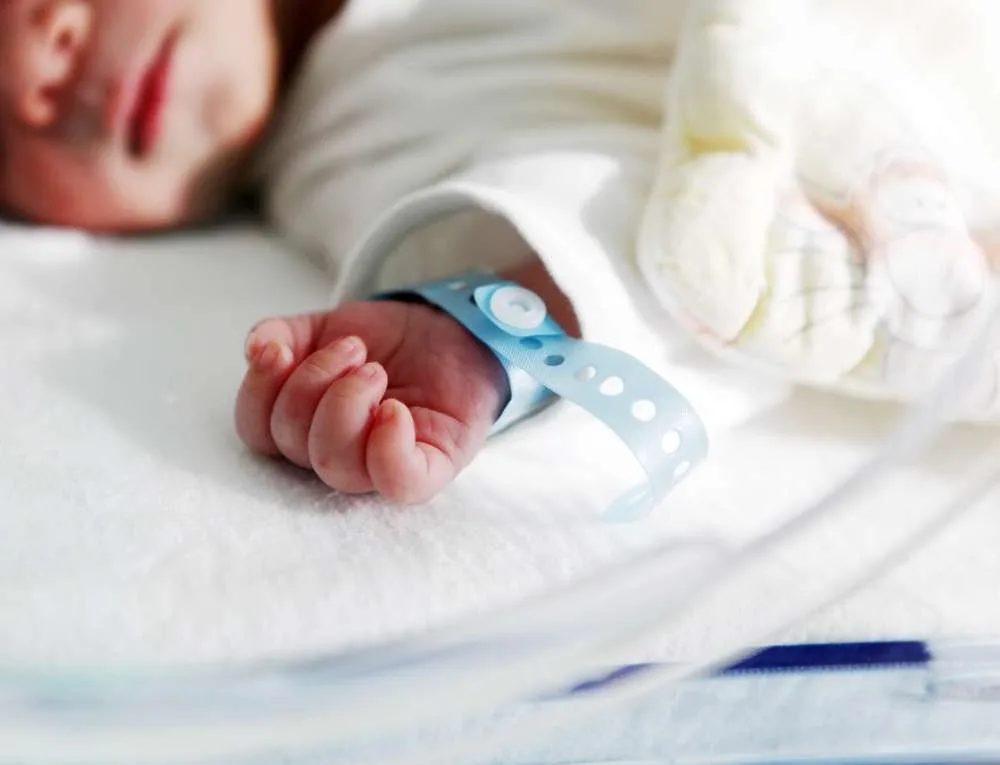 newborn baby at hospital