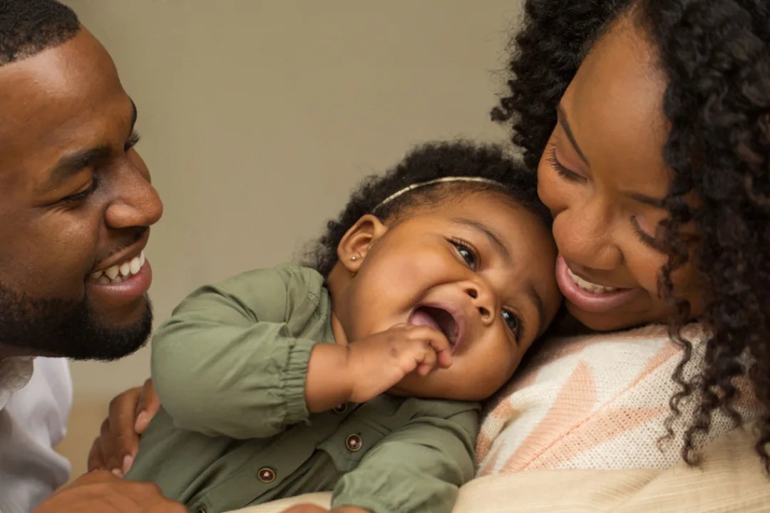 parents with baby