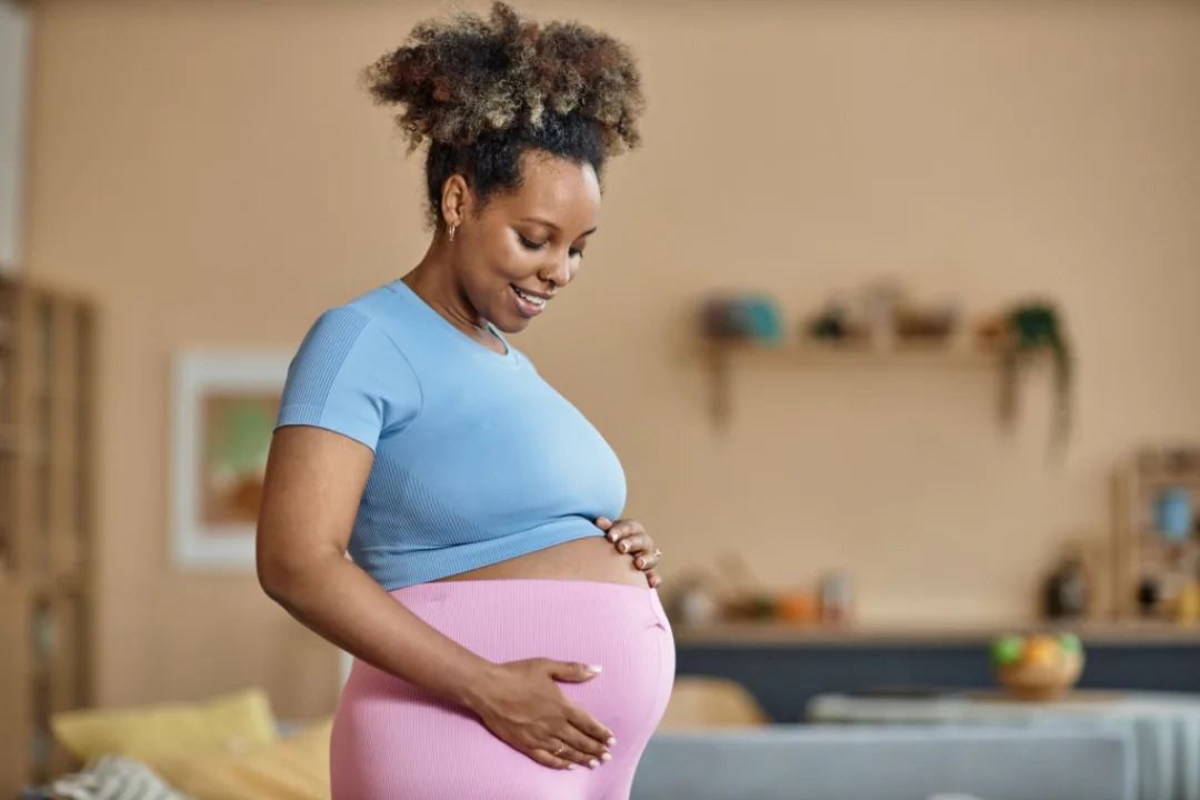 Healthy pregnant woman