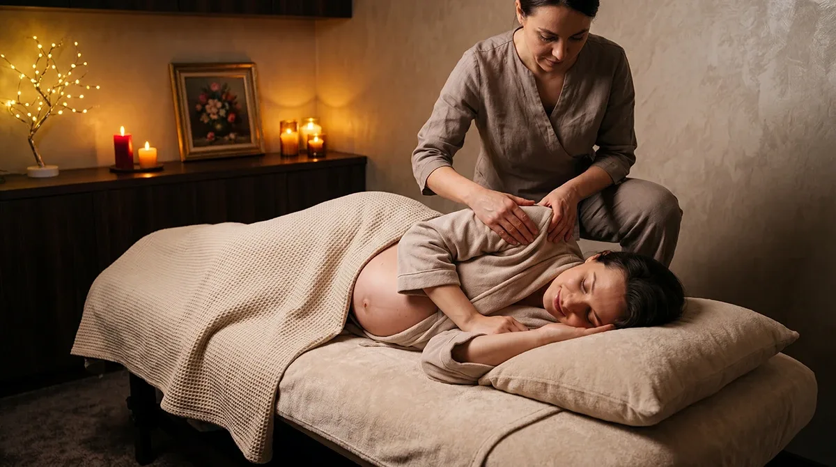 prenatal massage at motherhood center